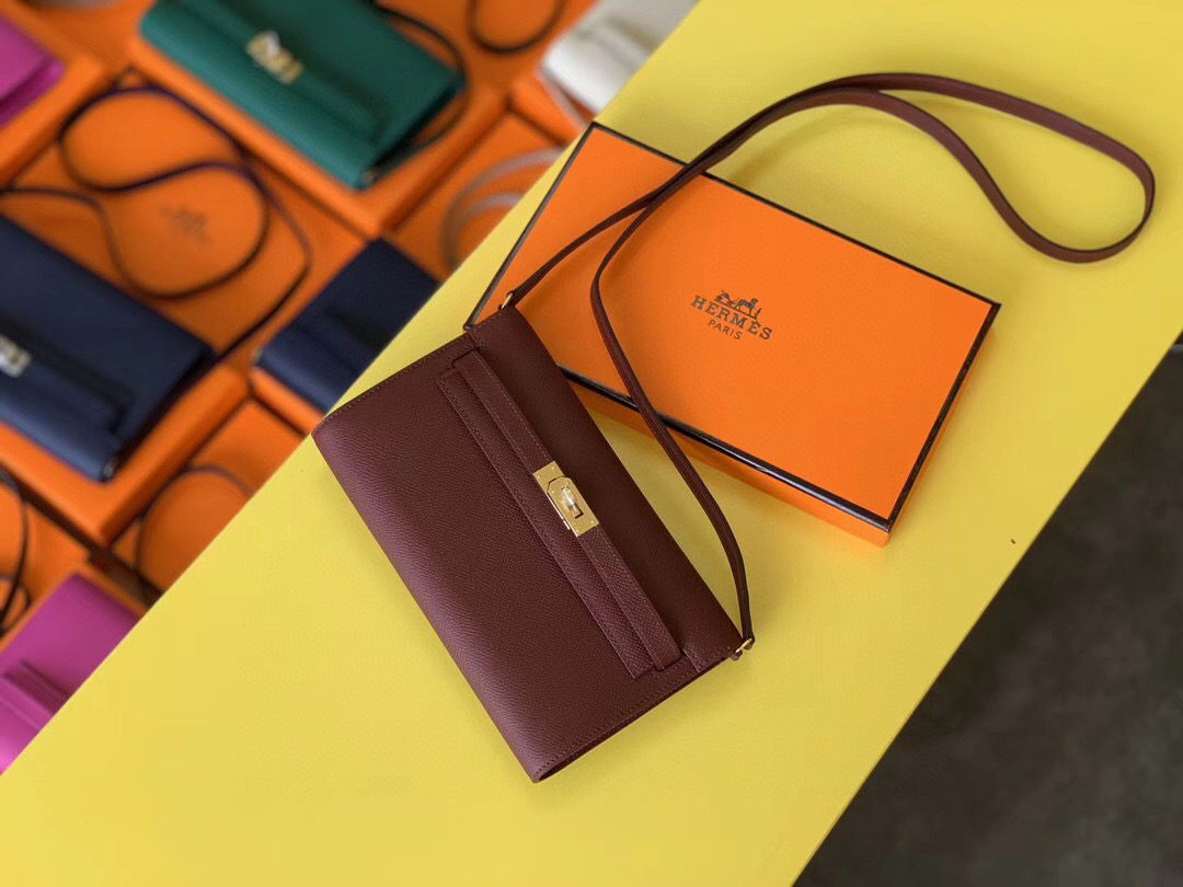 에르메스 켈리투고 미니 클러치 지갑