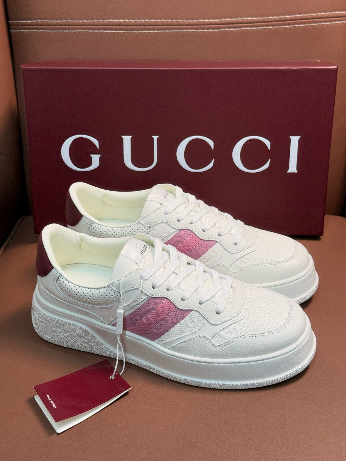 구찌 4cm 남녀공용 신발 운동화 스니커즈