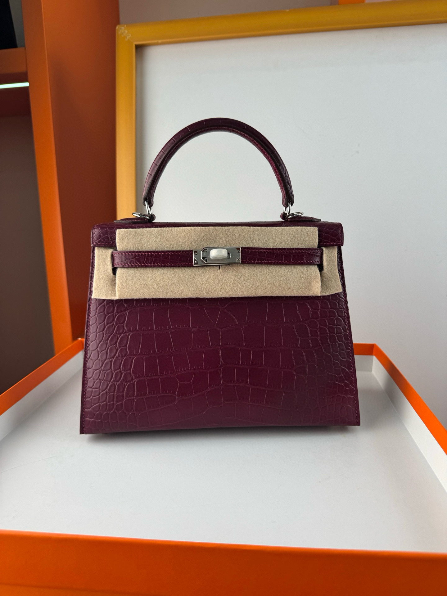 에르메스 켈리백 25 악어가죽 여자가방