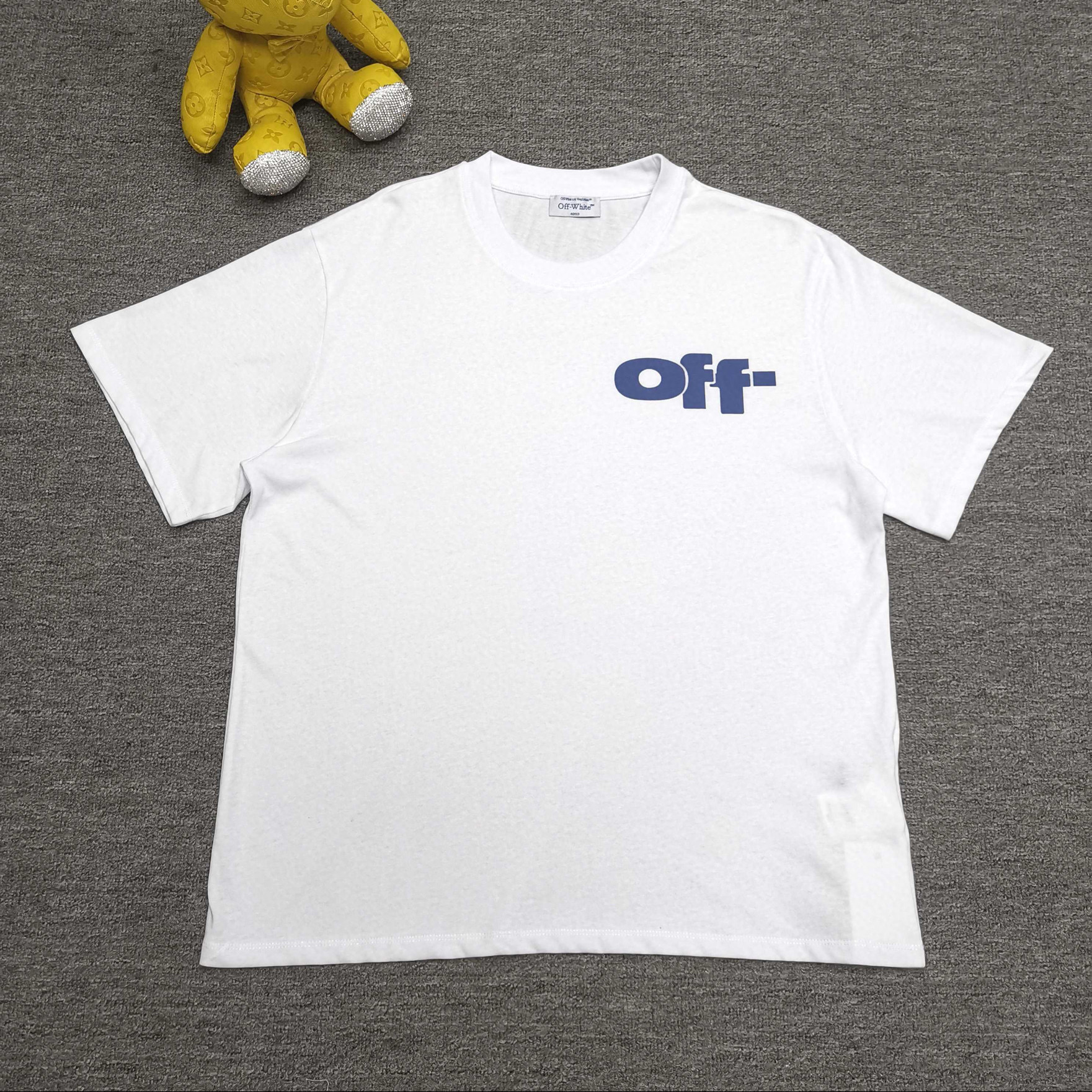 오프화이트 남녀공용 반팔티