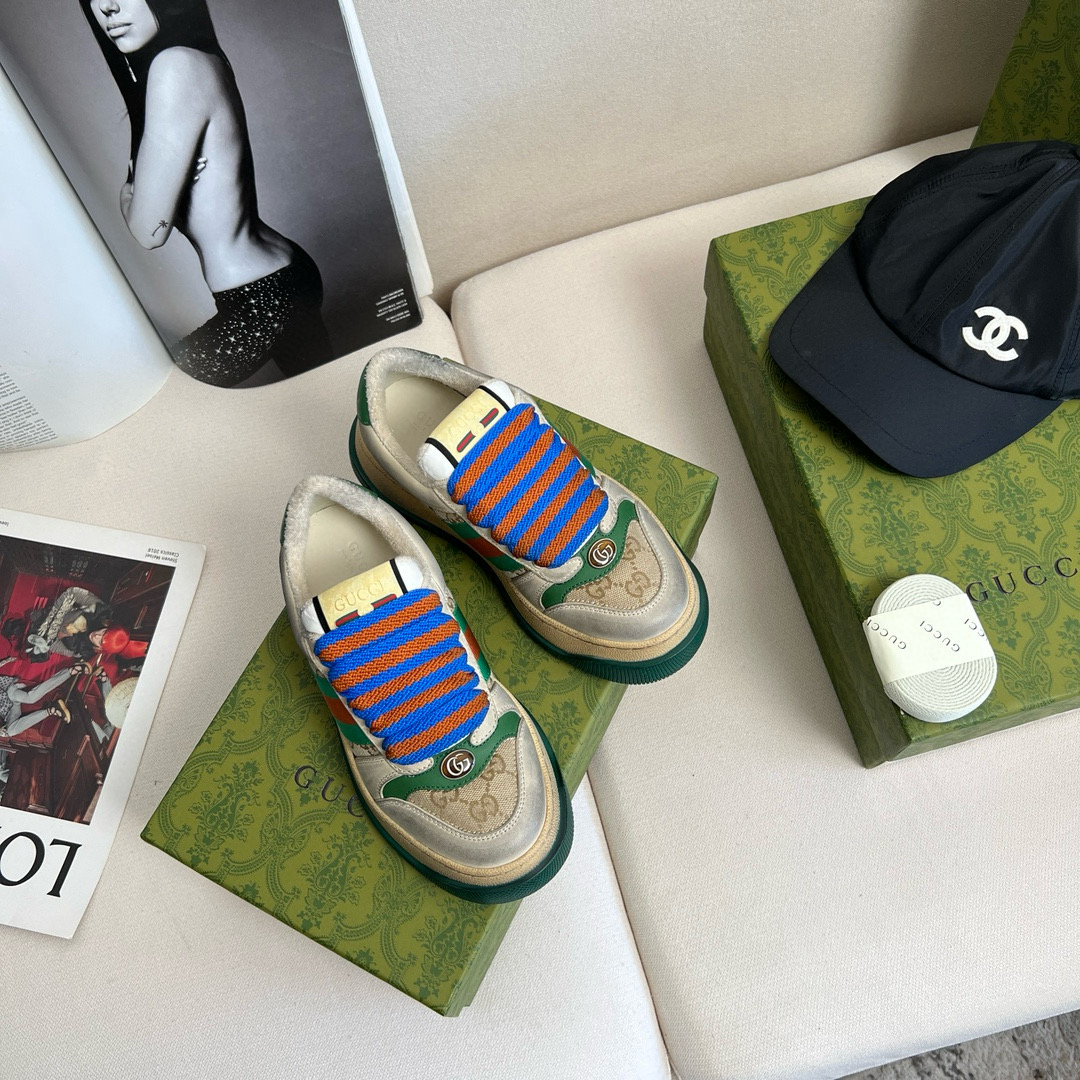 구찌 6cm 남녀공용 신발 운동화 스니커즈