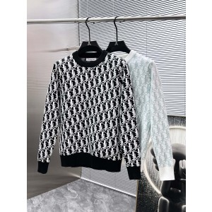 디올 2컬러 남자 니트