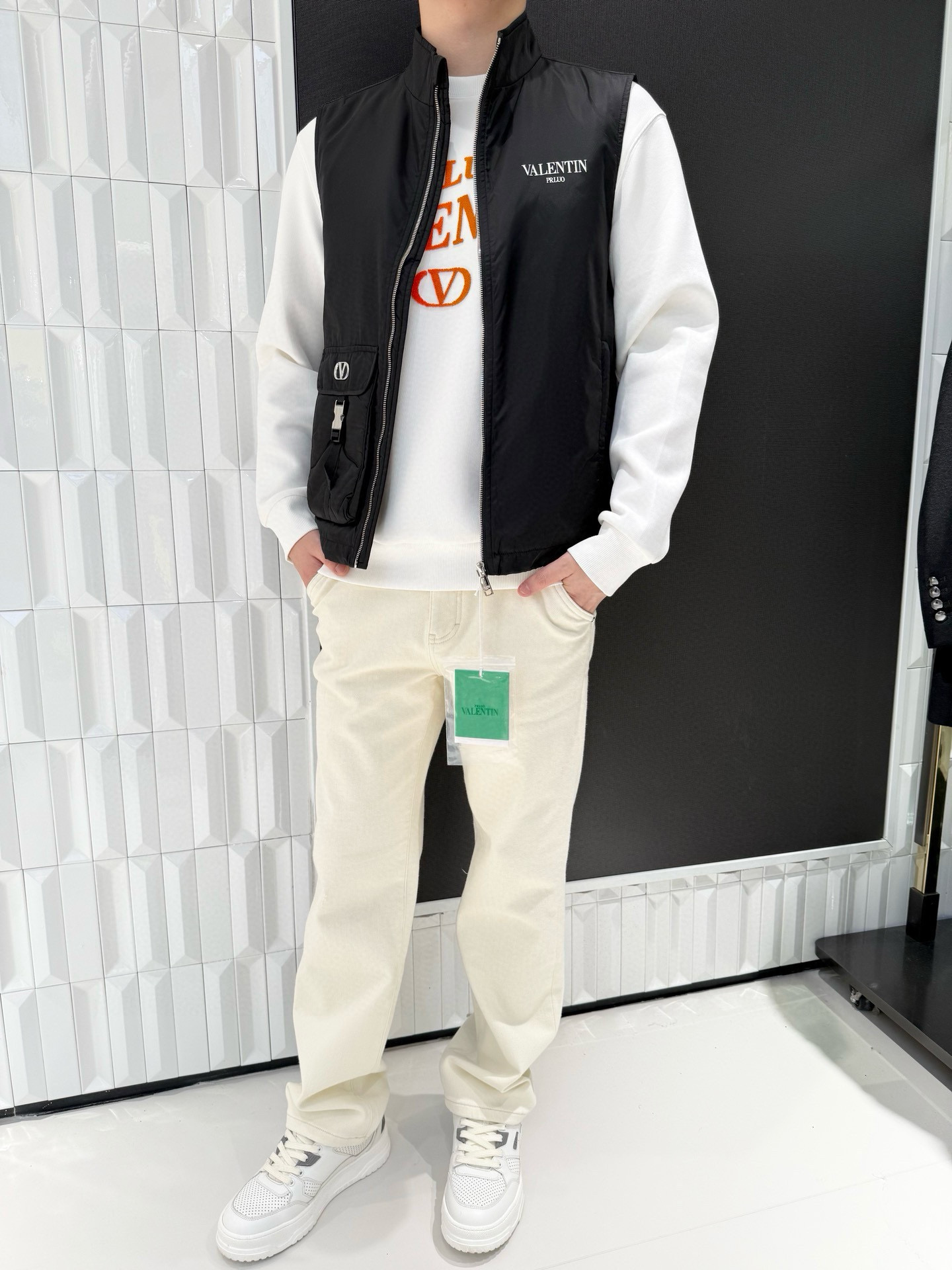 발렌티노 남자 조끼