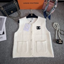 샤넬 2컬러 여자 조끼