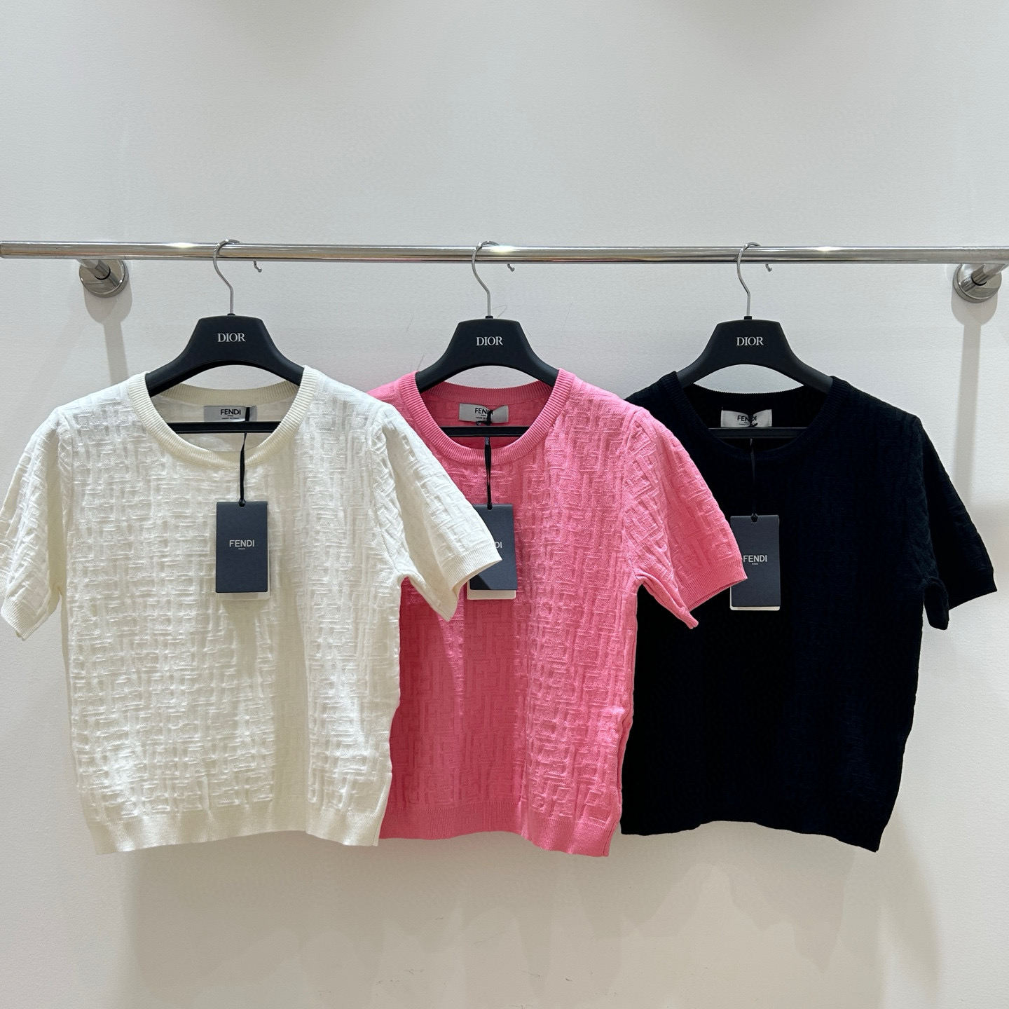 펜디 3컬러 여자 반팔