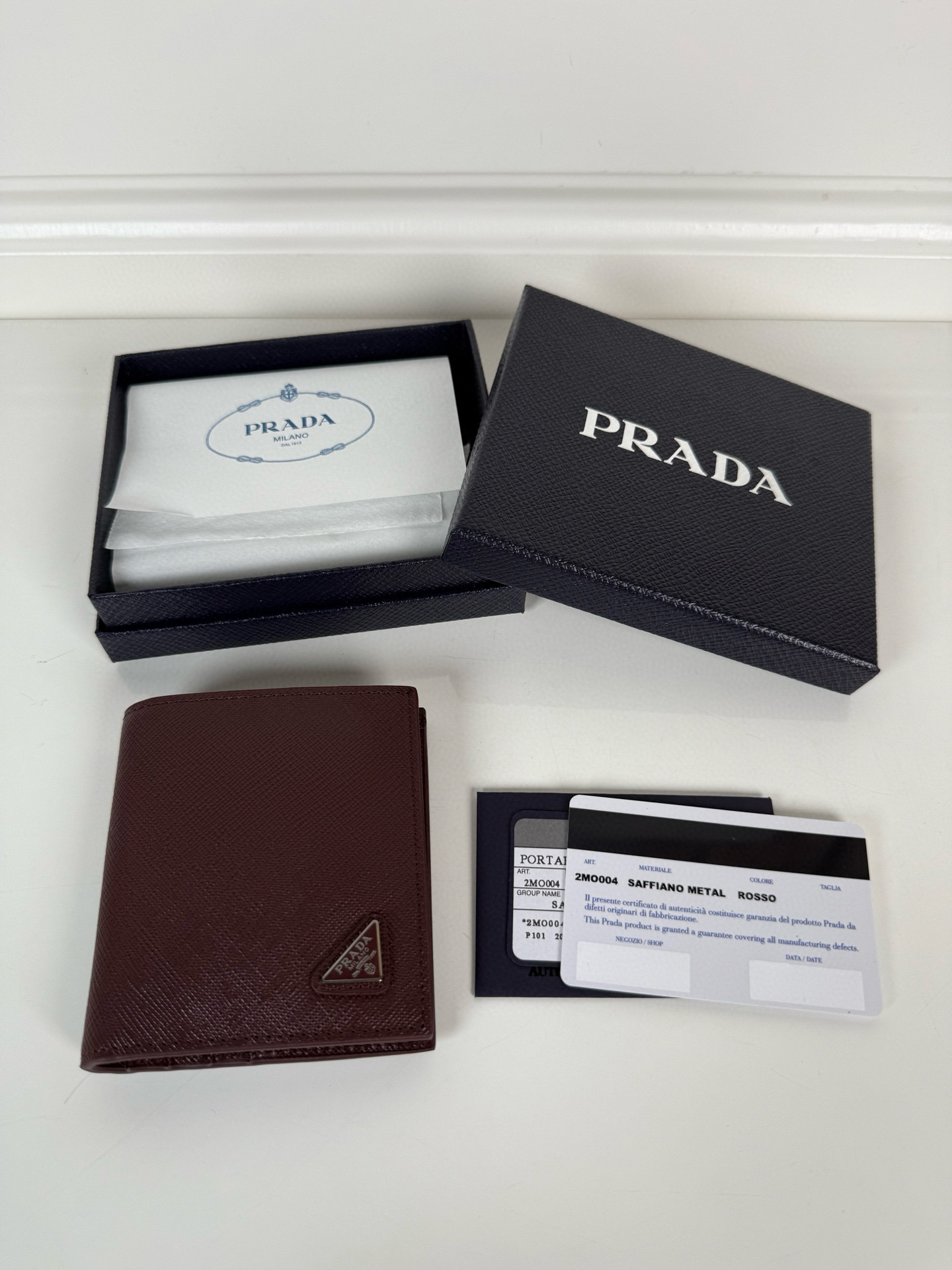 프라다 2MO004 남녀공용 반지갑