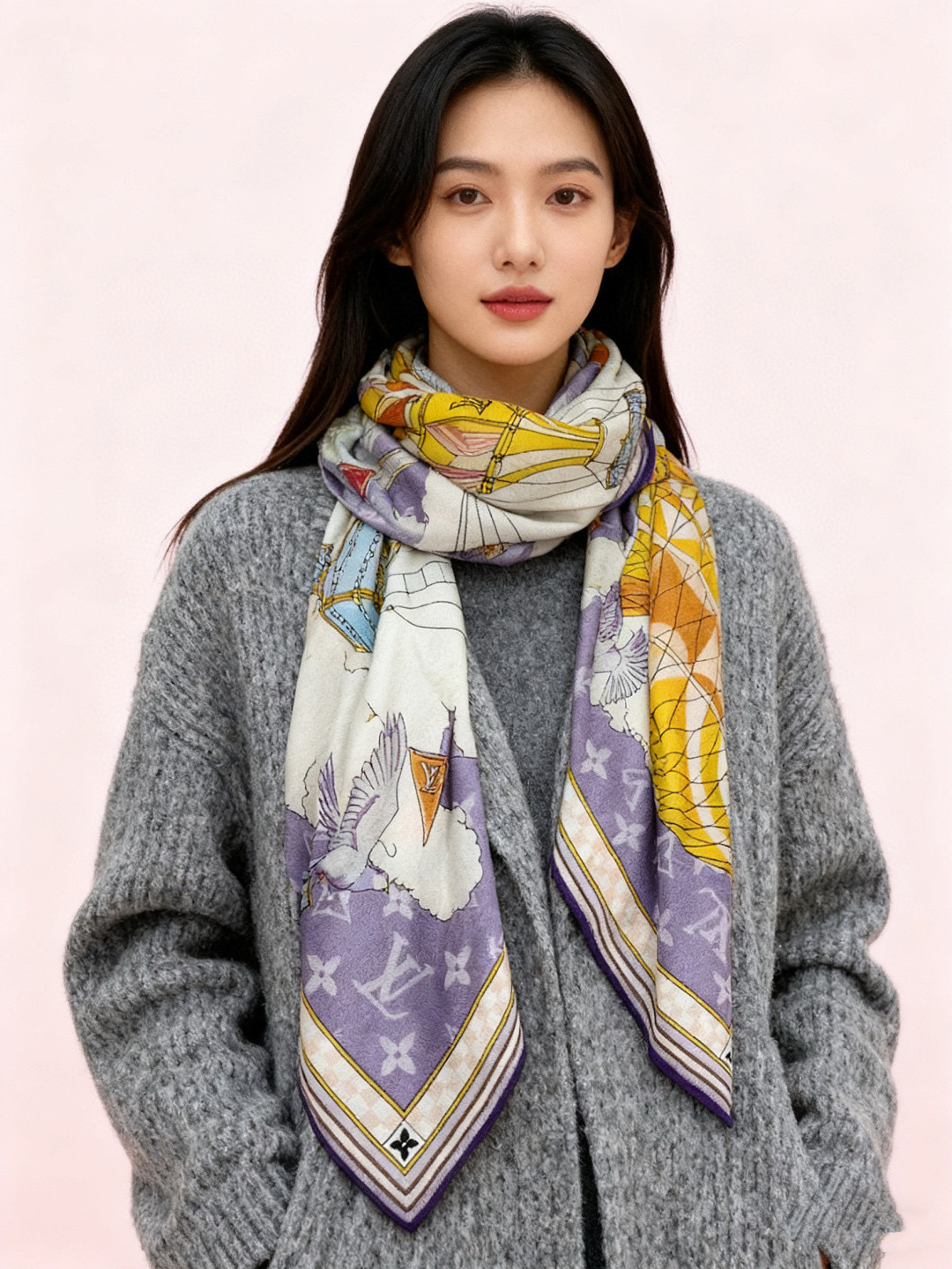 루이비통 스카프