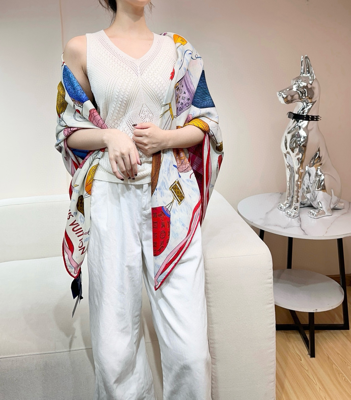 루이비통 스카프