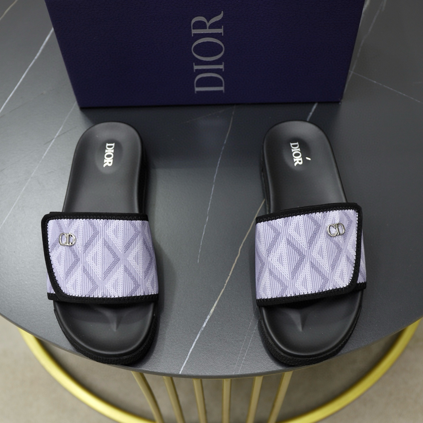 디올 남자 슬리퍼