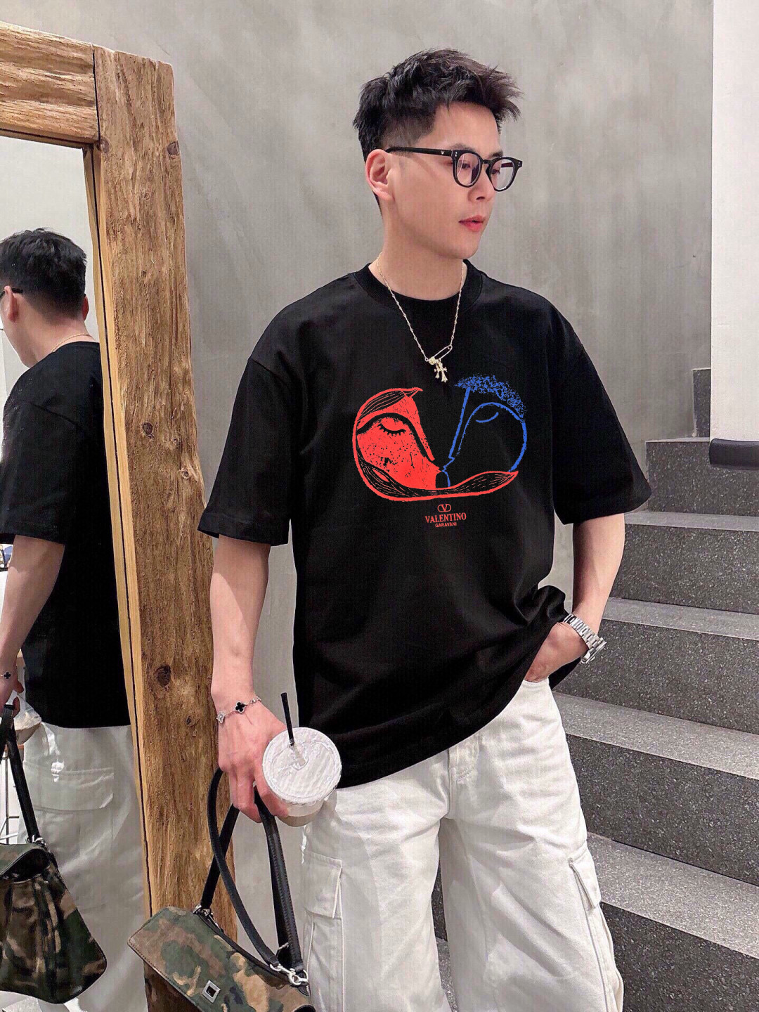 발렌티노 남자 반팔티 2컬러