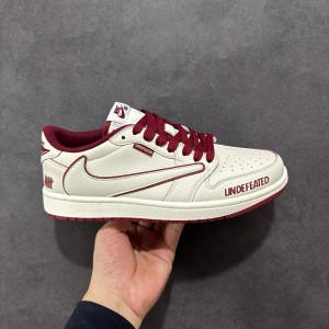 나이키 Travis Scott x Fragment Design x Air Jordan 1 Low OG SP AJ1 남녀공용 신발 운동화 스니커즈