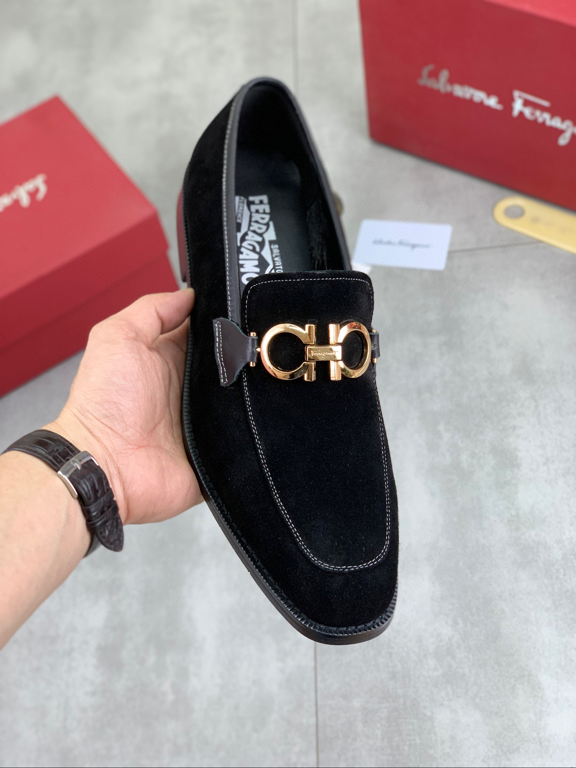 페라가모 남자 구두