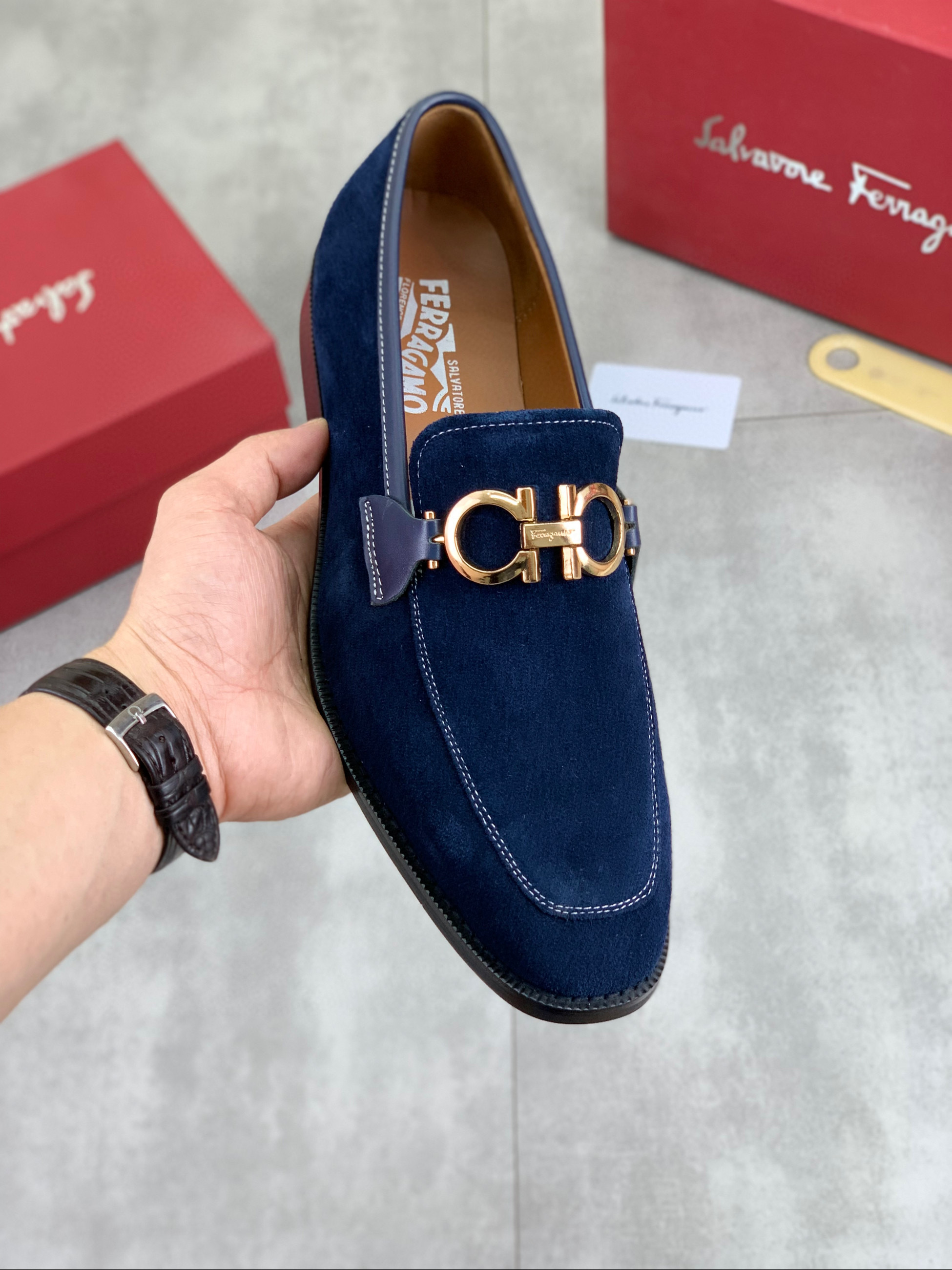 페라가모 남자 구두