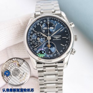 론진 2칼라 미러급 남자 시계