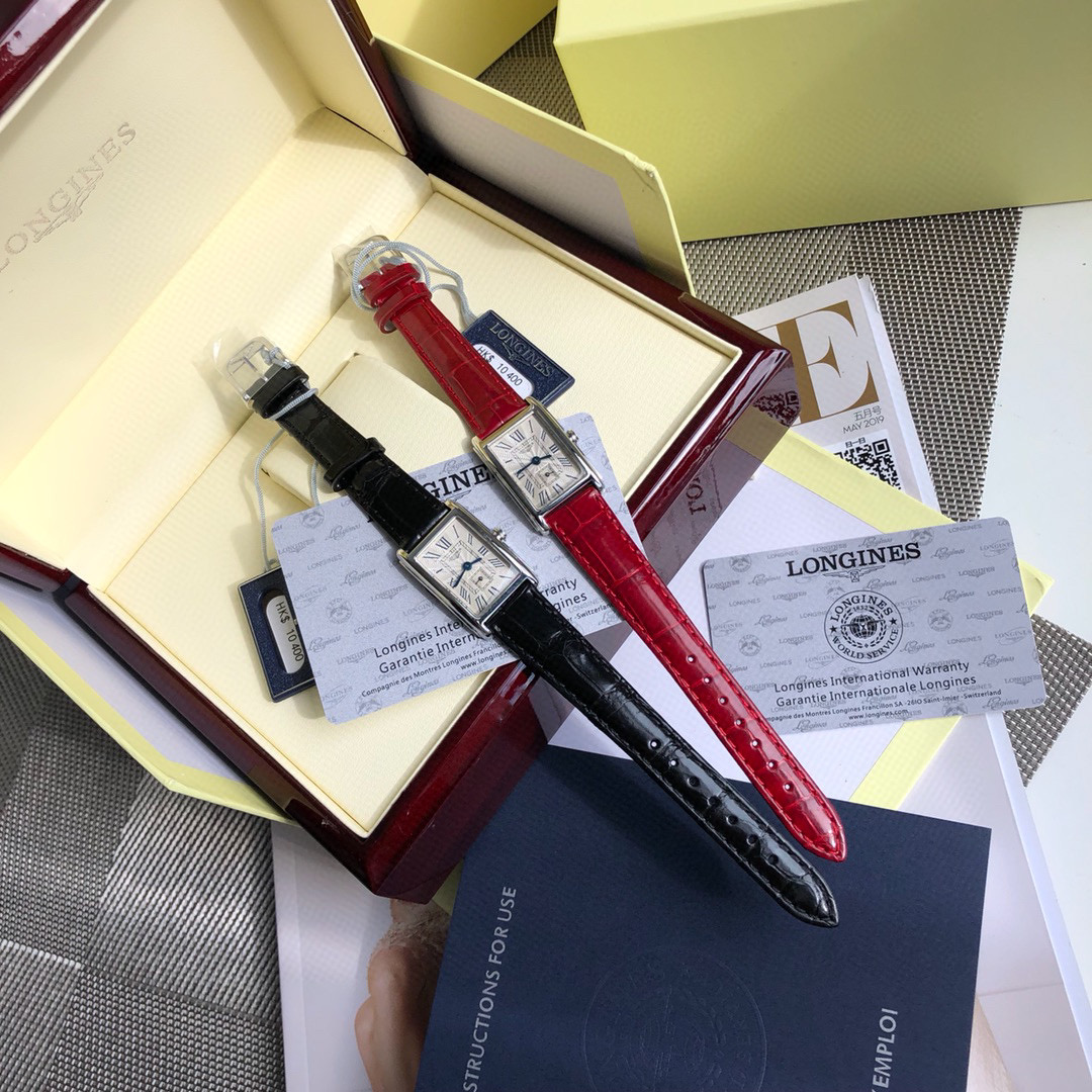 론진 2칼라 미러급 남자 시계