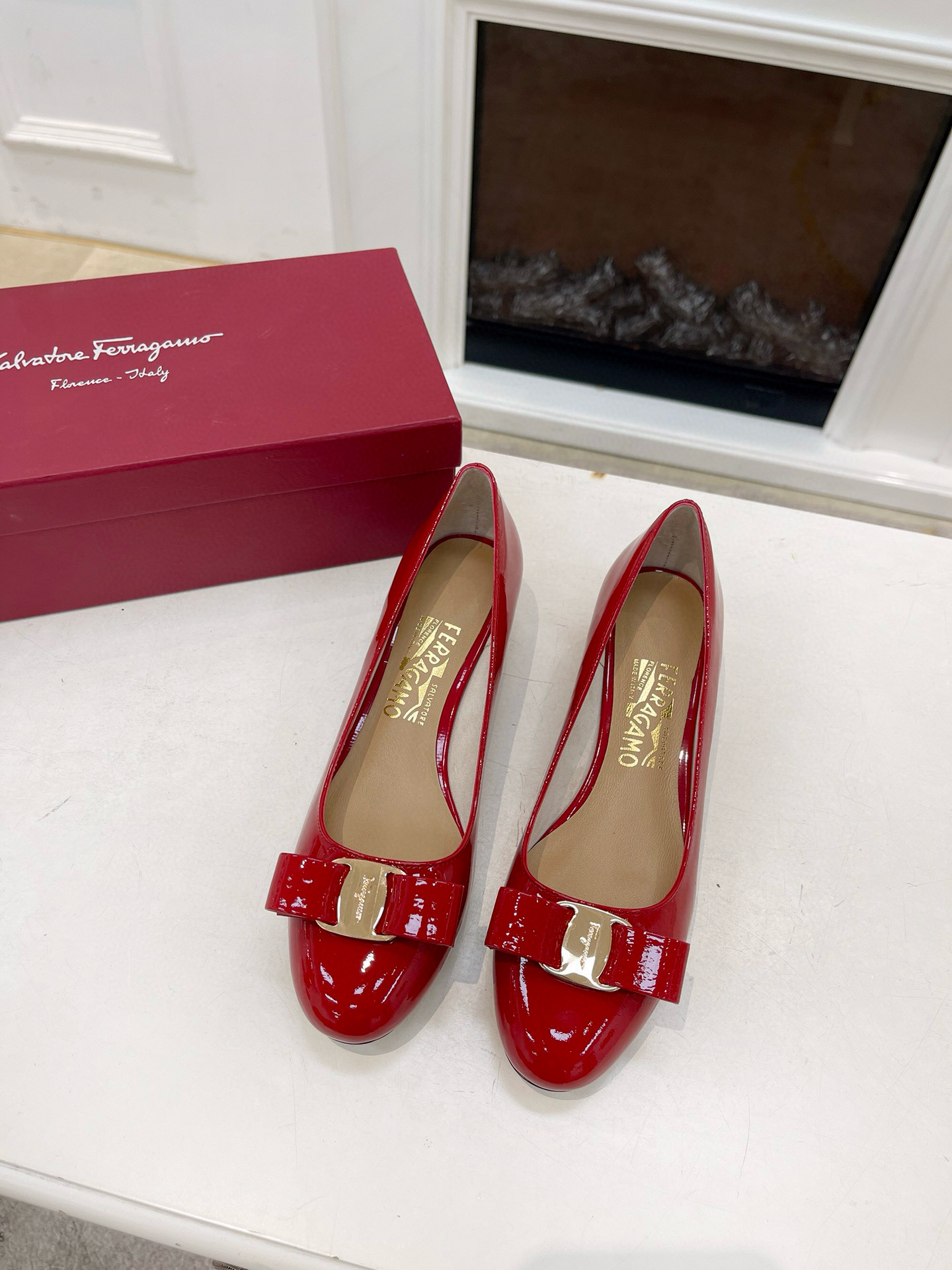 페라가모 4cm 여자 신발 구두