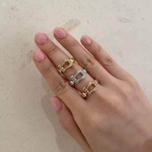 프레드 3컬러 반지