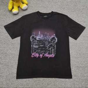 발렌시아가 남녀공용 반팔티