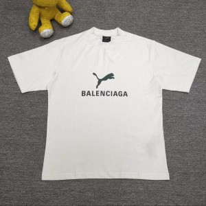 발렌시아가 남녀공용 반팔티