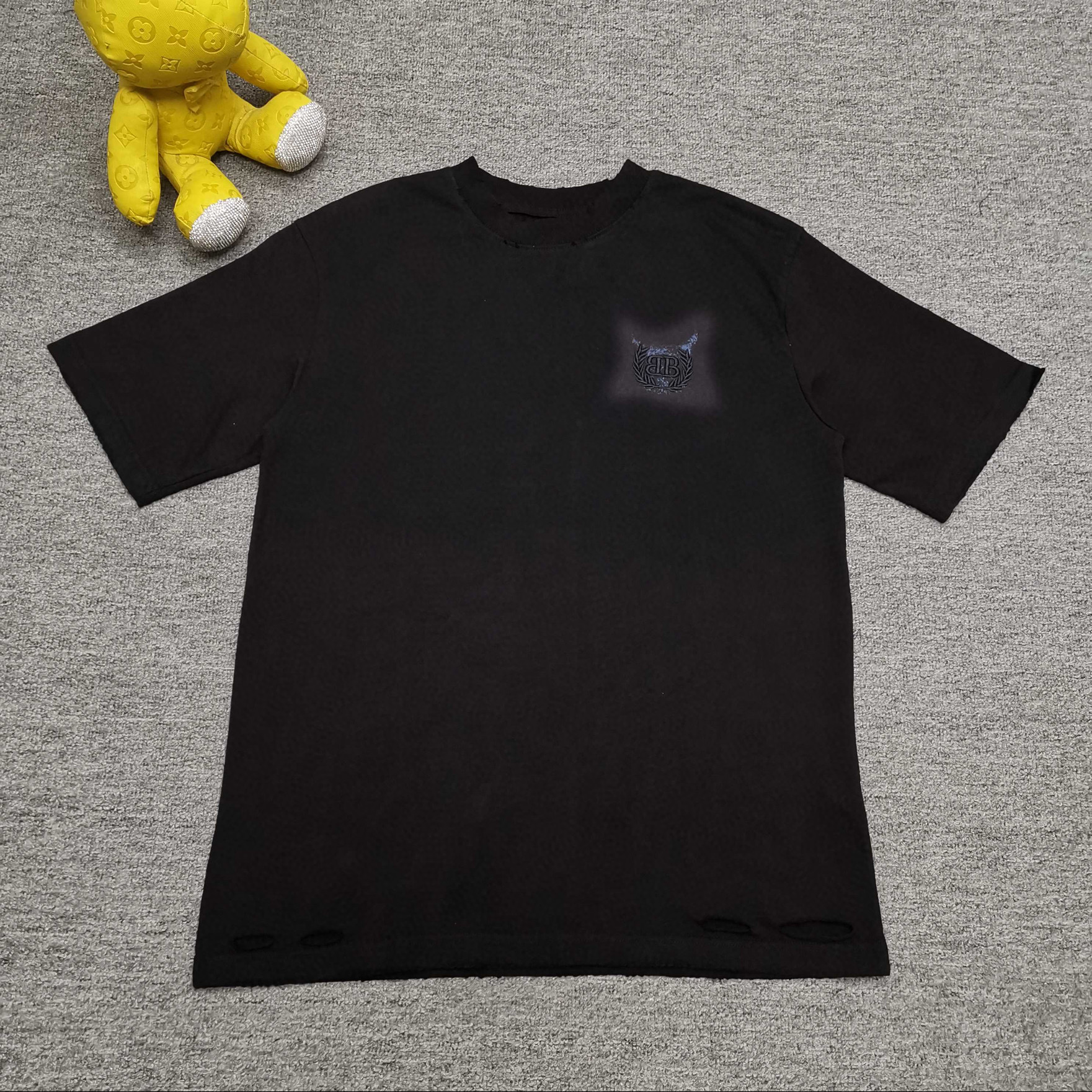 발렌시아가 남녀공용 반팔티