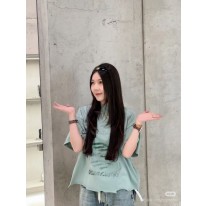 발렌시아가 남녀공용 반팔티