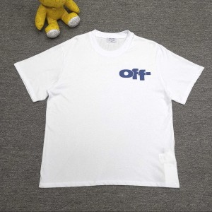 오프화이트 남녀공용 반팔티