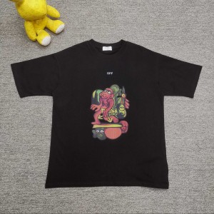 오프화이트 남녀공용 반팔티