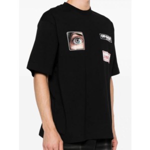 오프화이트 남녀공용 반팔티