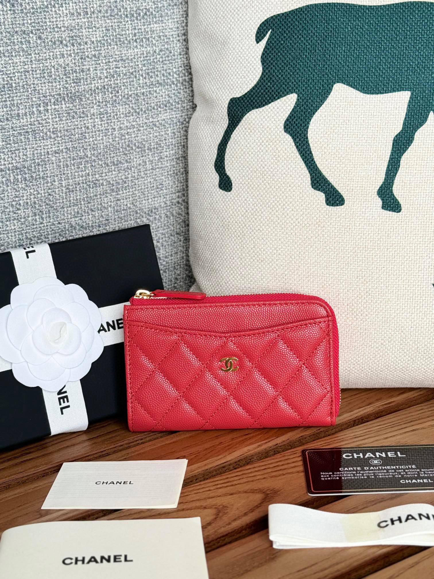 샤넬 A3179 여자 카드지갑 머니클립