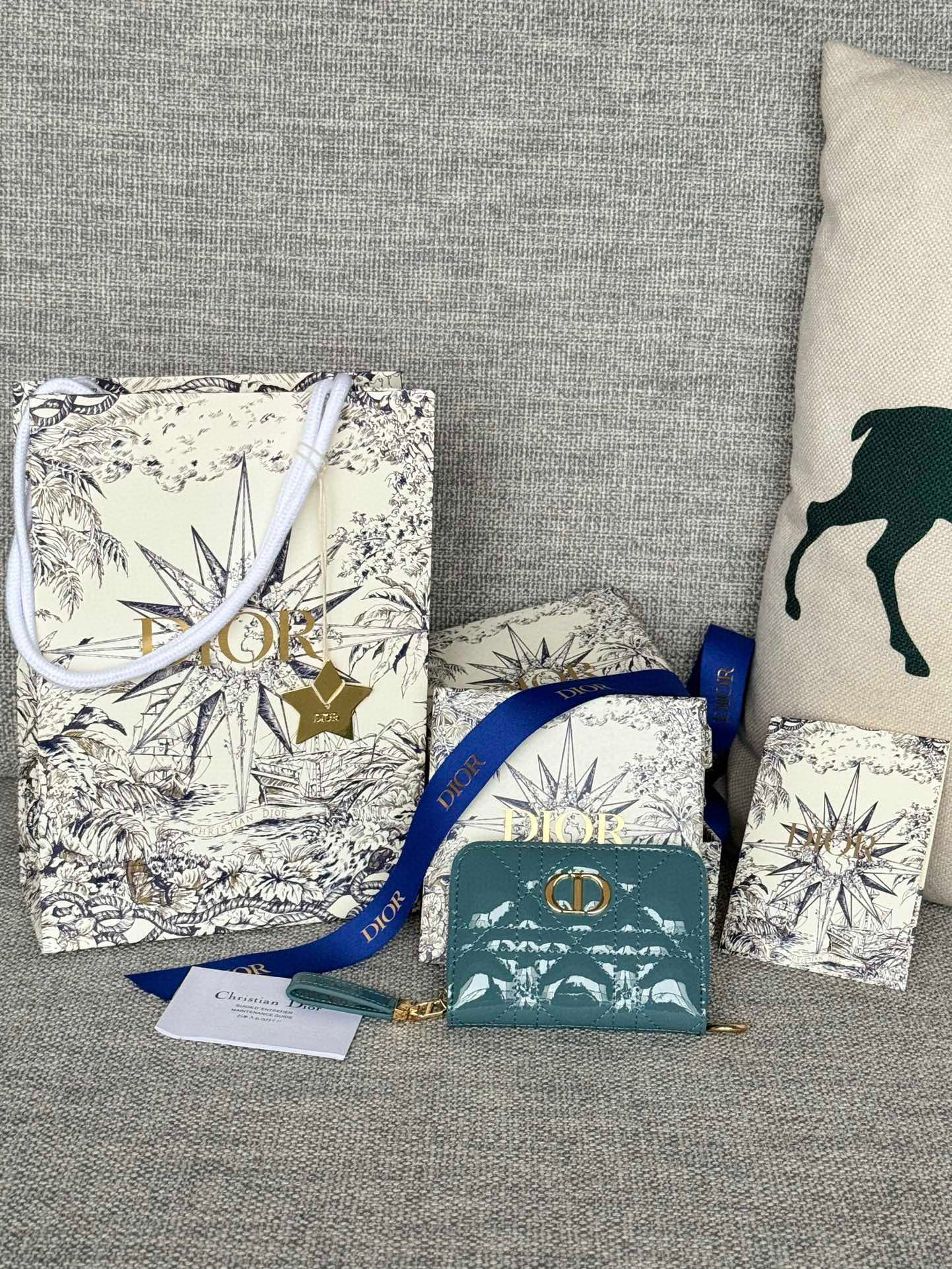 디올 S5034 여자 카드지갑 머니클립