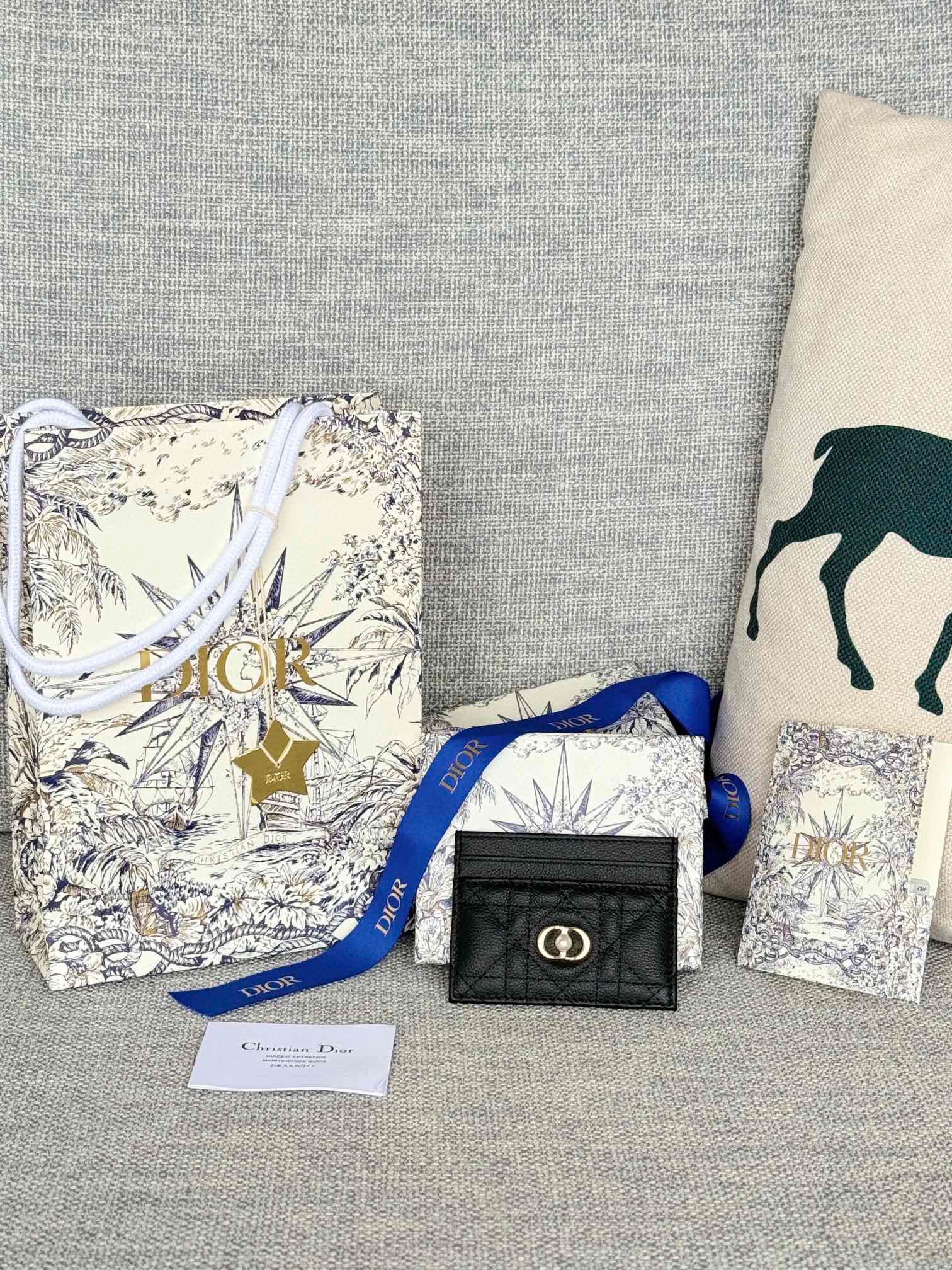 디올 S3103 여자 카드지갑 머니클립