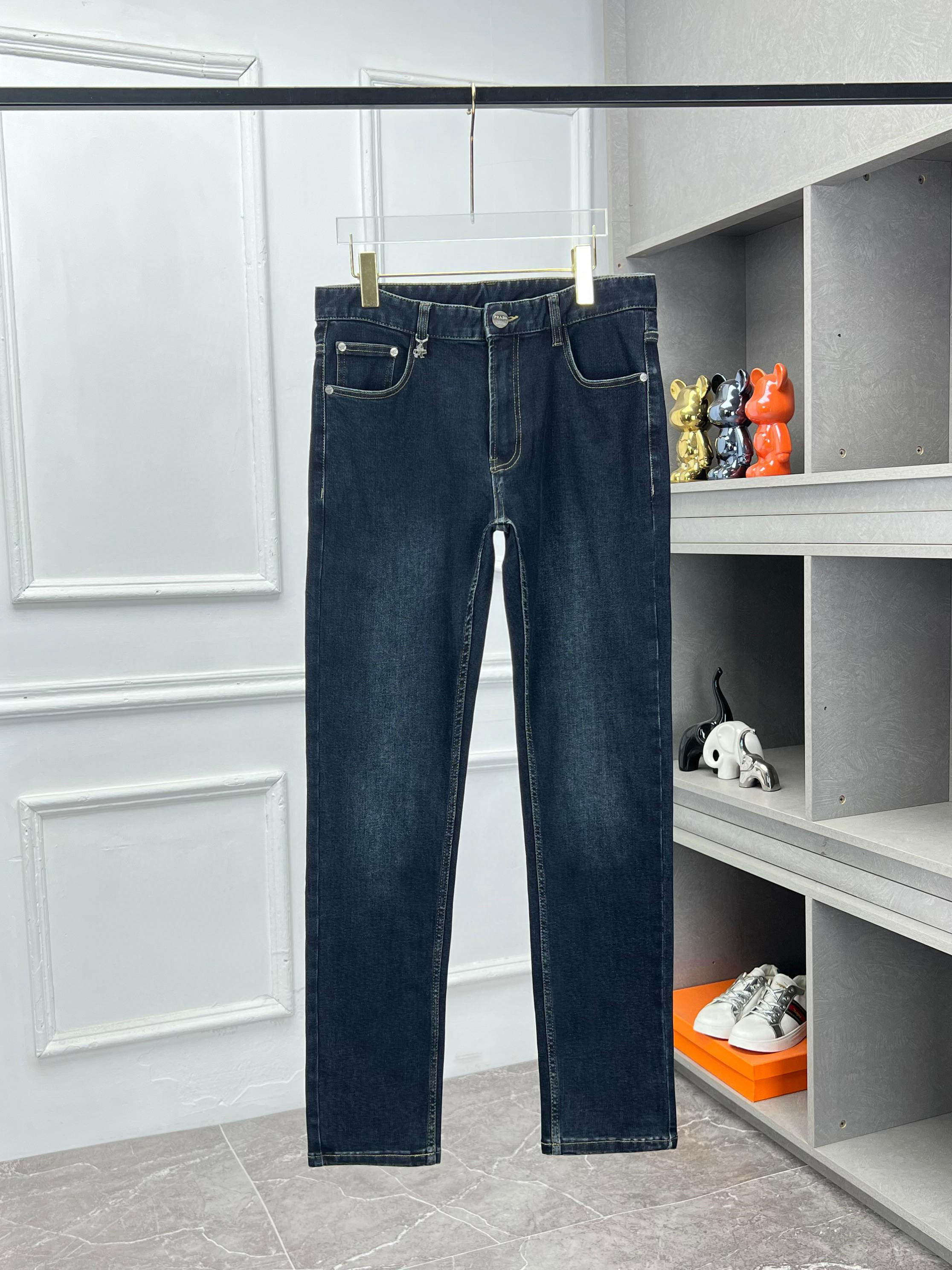 프라다 남자 청바지