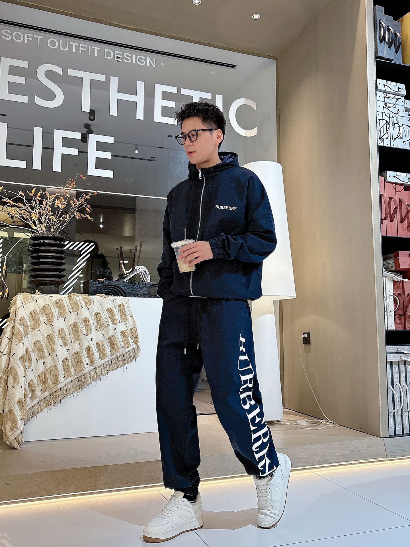 버버리 남자 세트