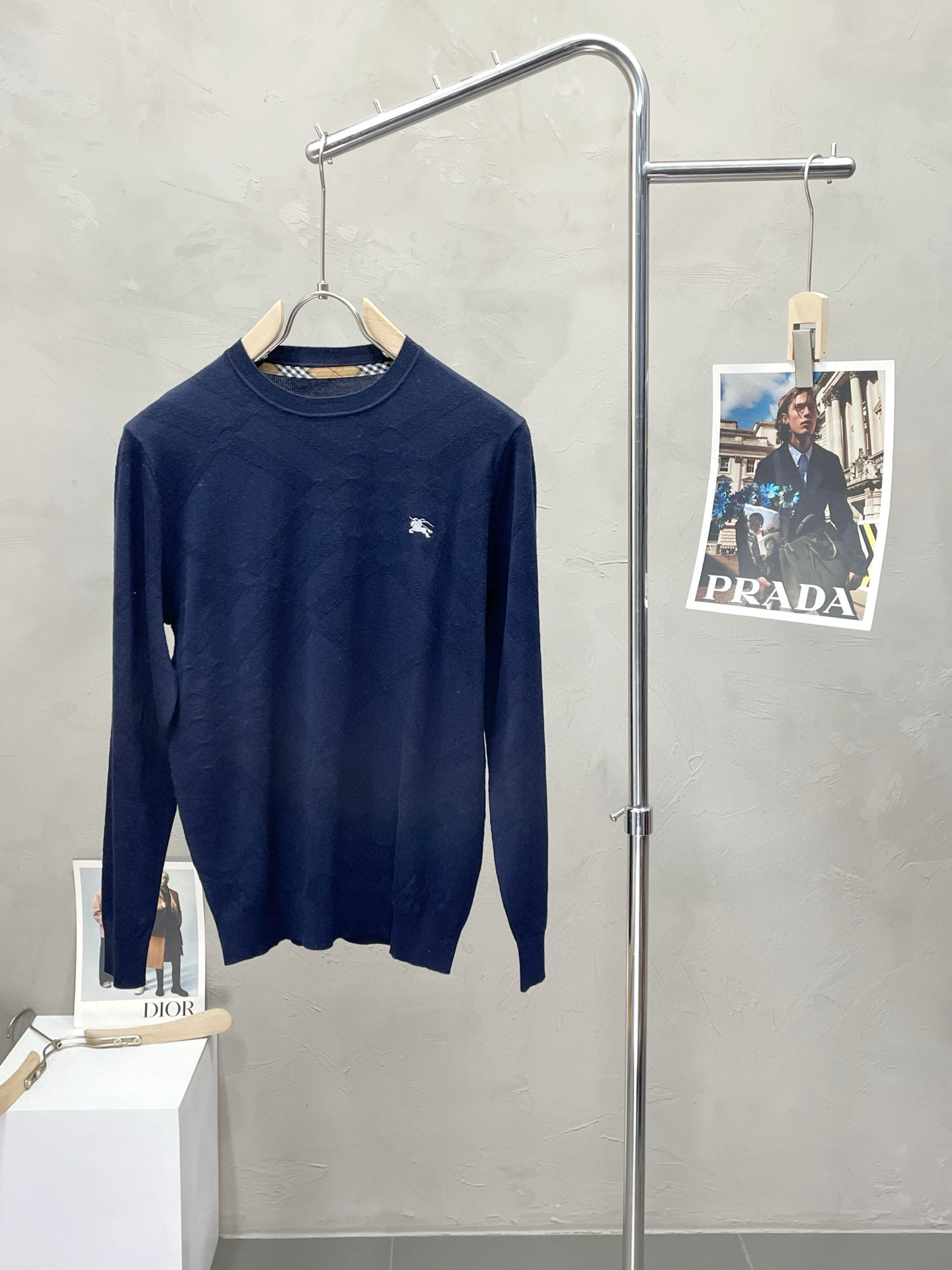 버버리 남자 니트