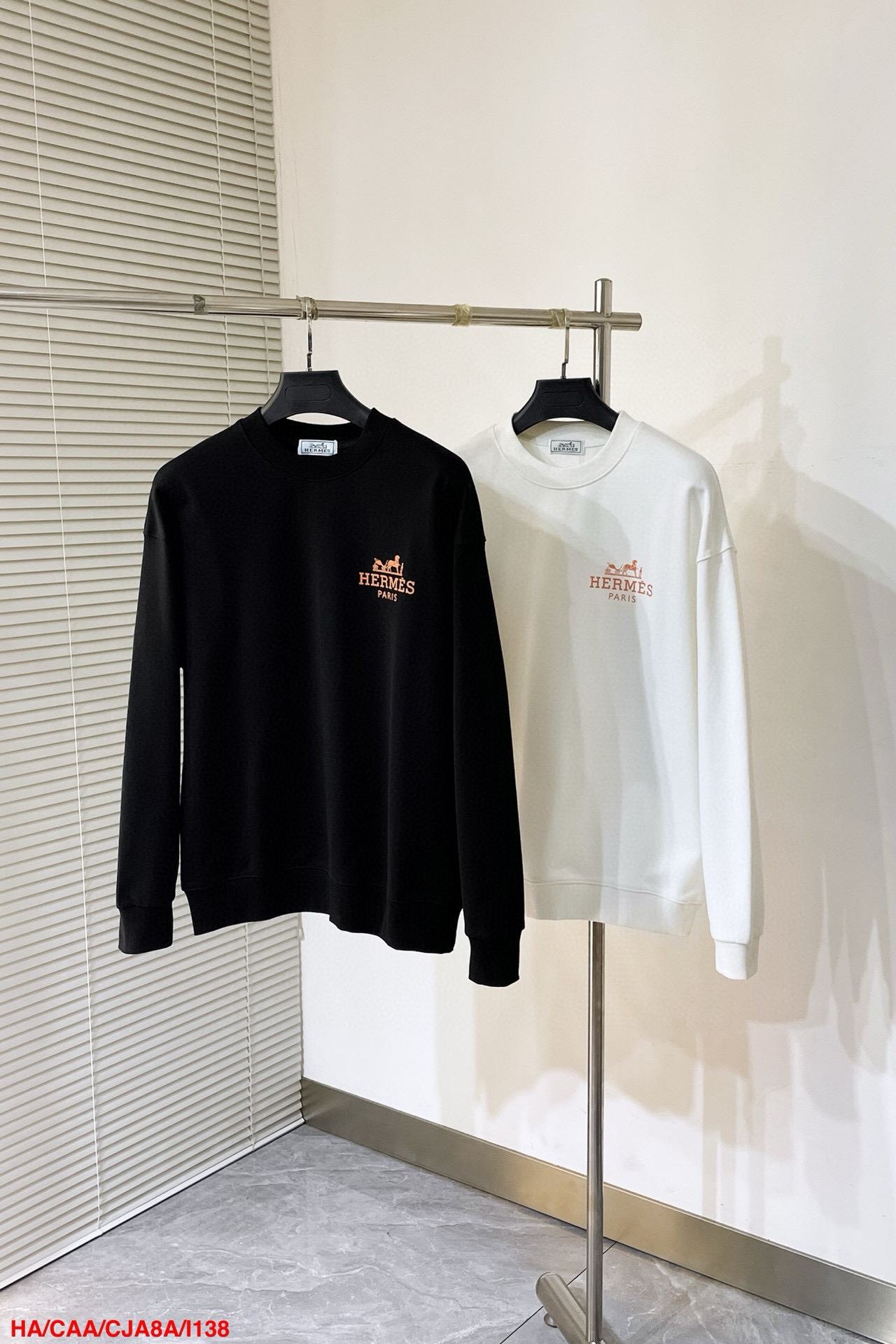 에르메스 2컬러 남자 맨투맨 후드티