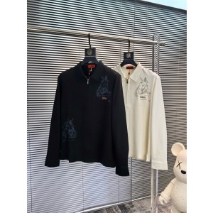 에르메스 2컬러 남자 가디건