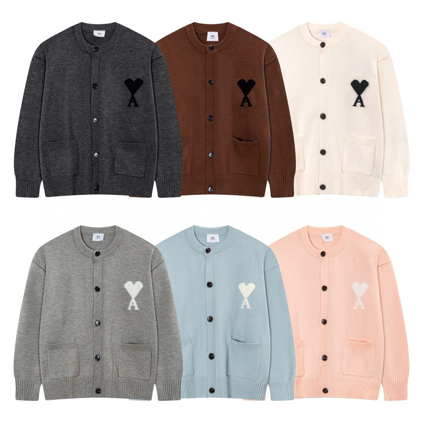 아미 아미리 6컬러 남자 가디건