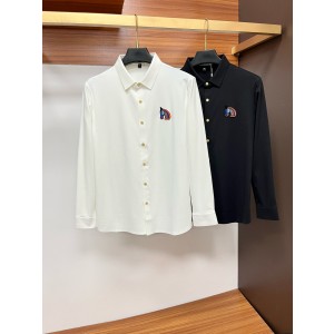 에르메스 2컬러 남자 셔츠