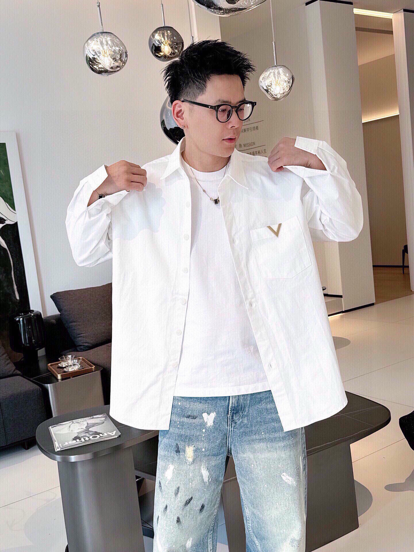 발렌티노 남자 셔츠