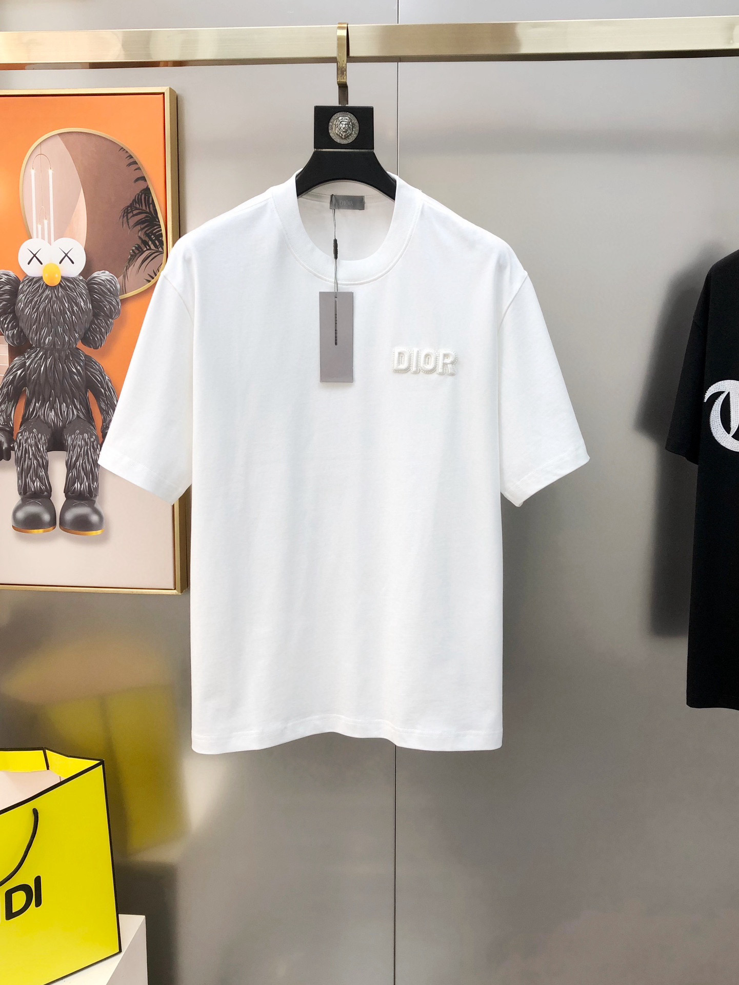 디올 2컬러 남자 반팔티