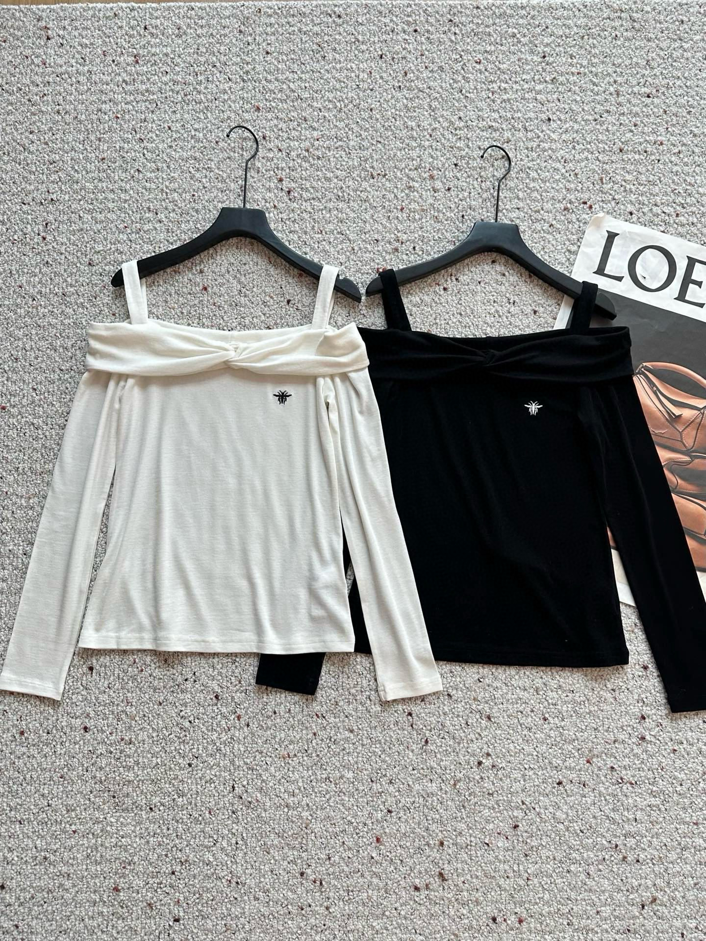 디올 여자 긴팔 티셔츠 2컬러