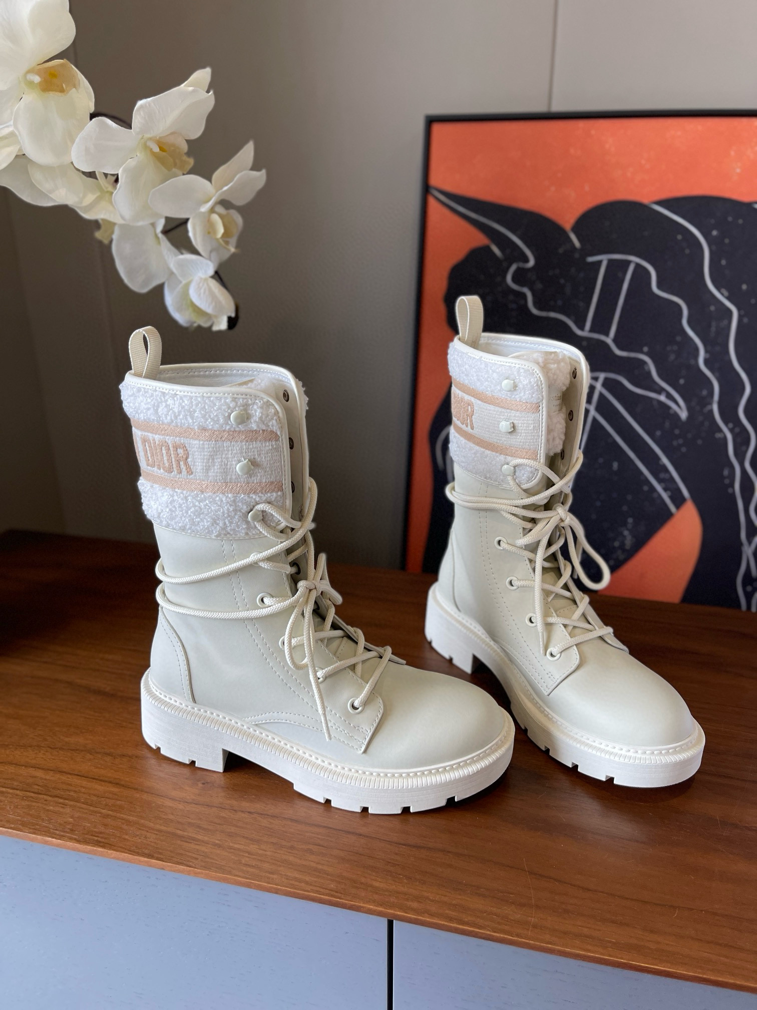 디올 여자 부츠