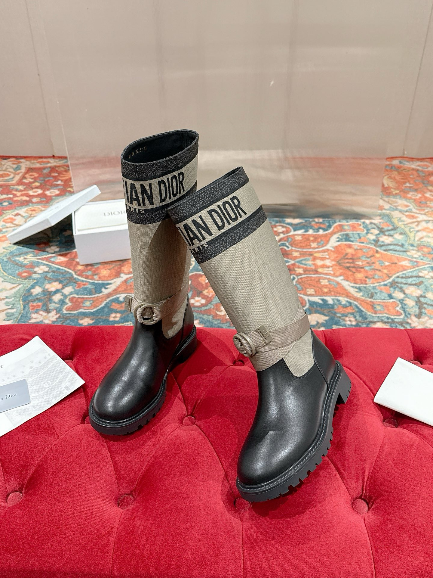 디올 여자 부츠