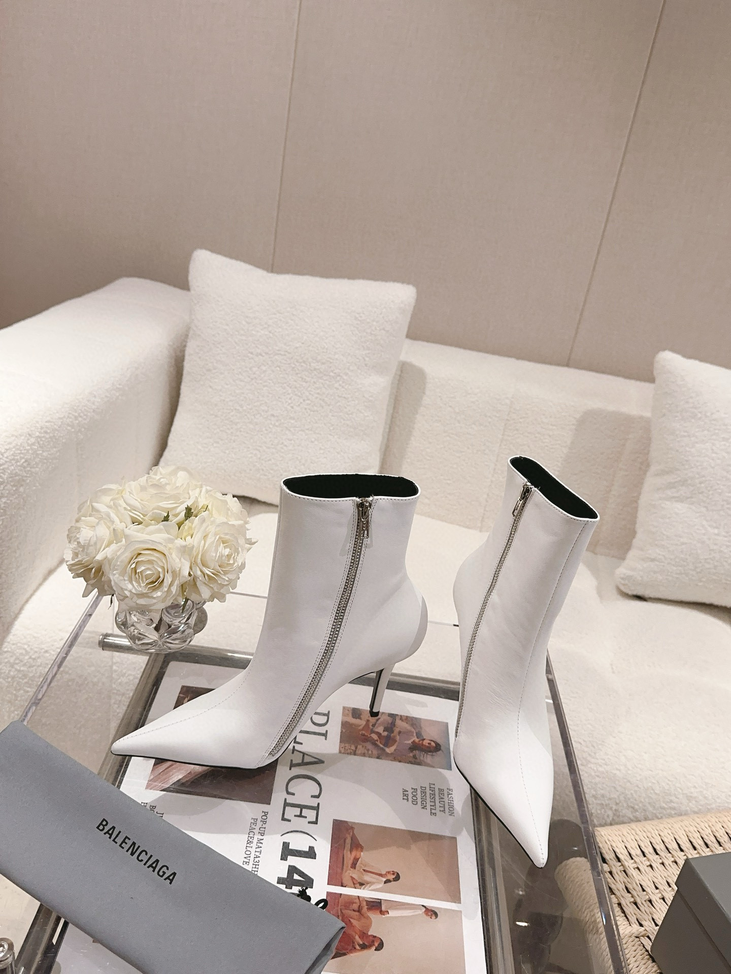 발렌시아가 8.5CM 여자 부츠