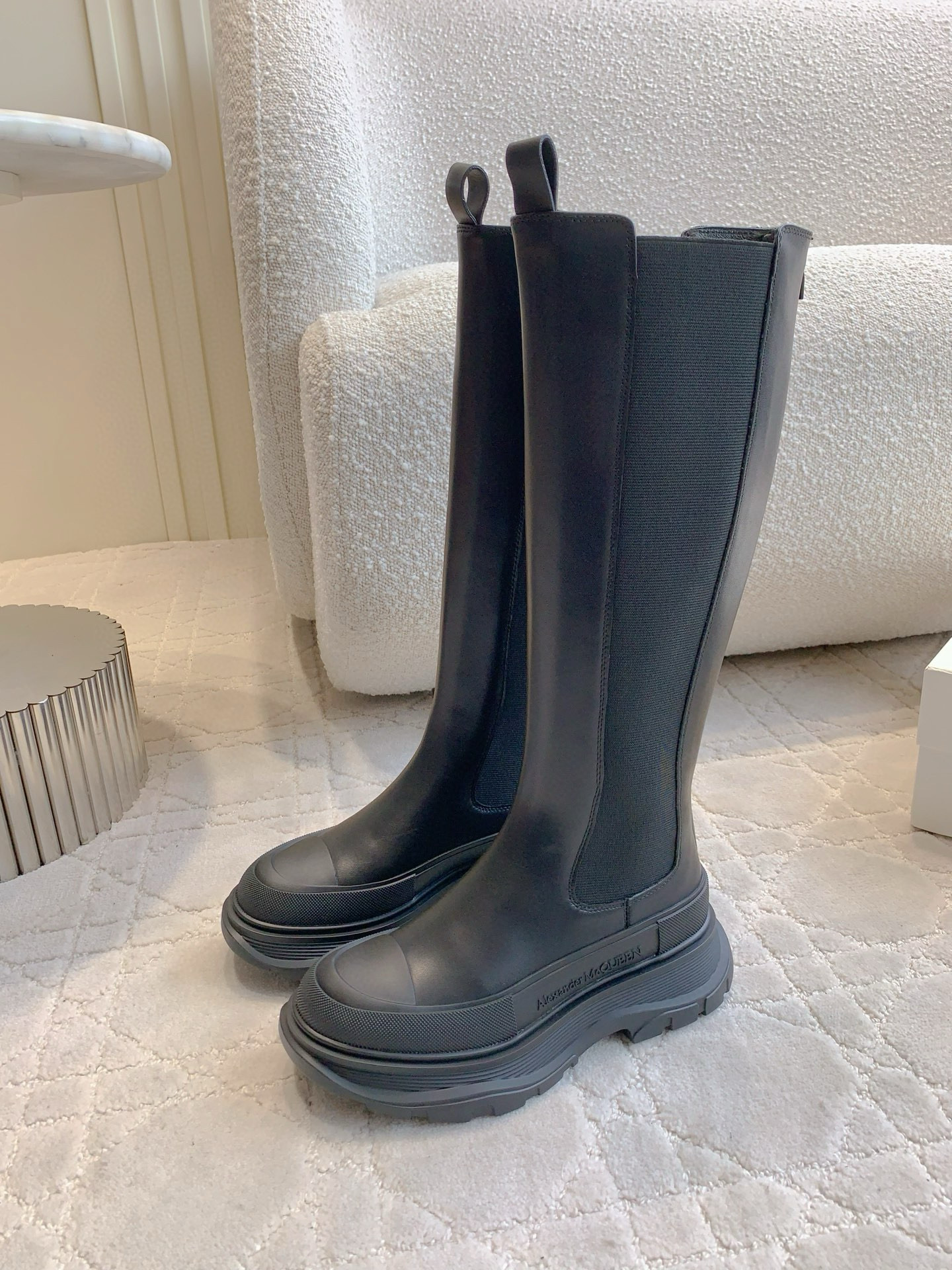 알렉산더 맥퀸 4.5CM 여자 부츠