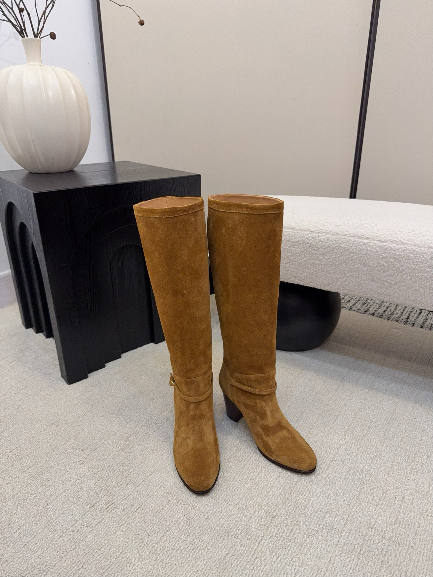 발렌티노 7.5CM 여자 부츠