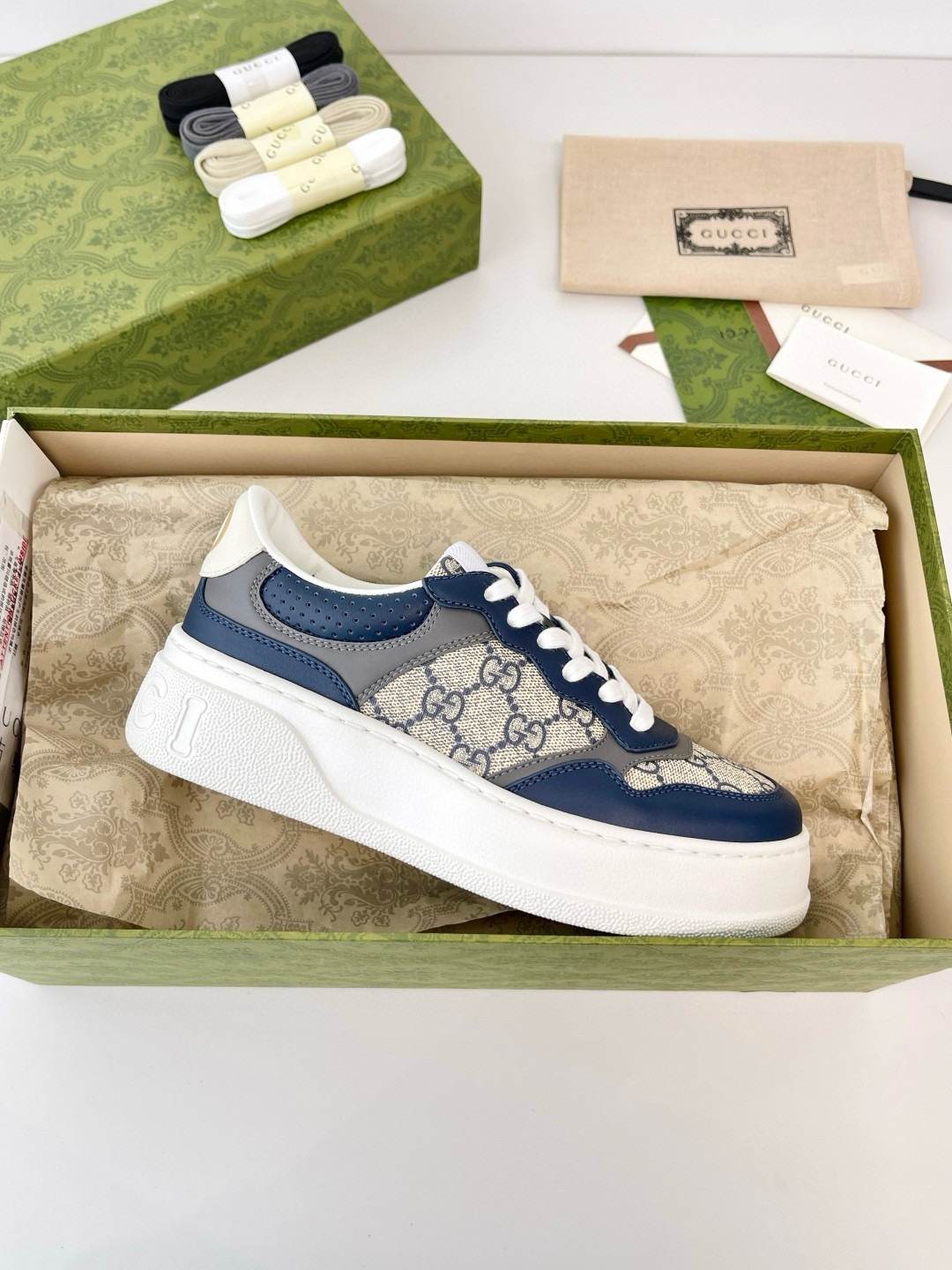 구찌 4cm  남녀공용 신발 운동화 스니커즈